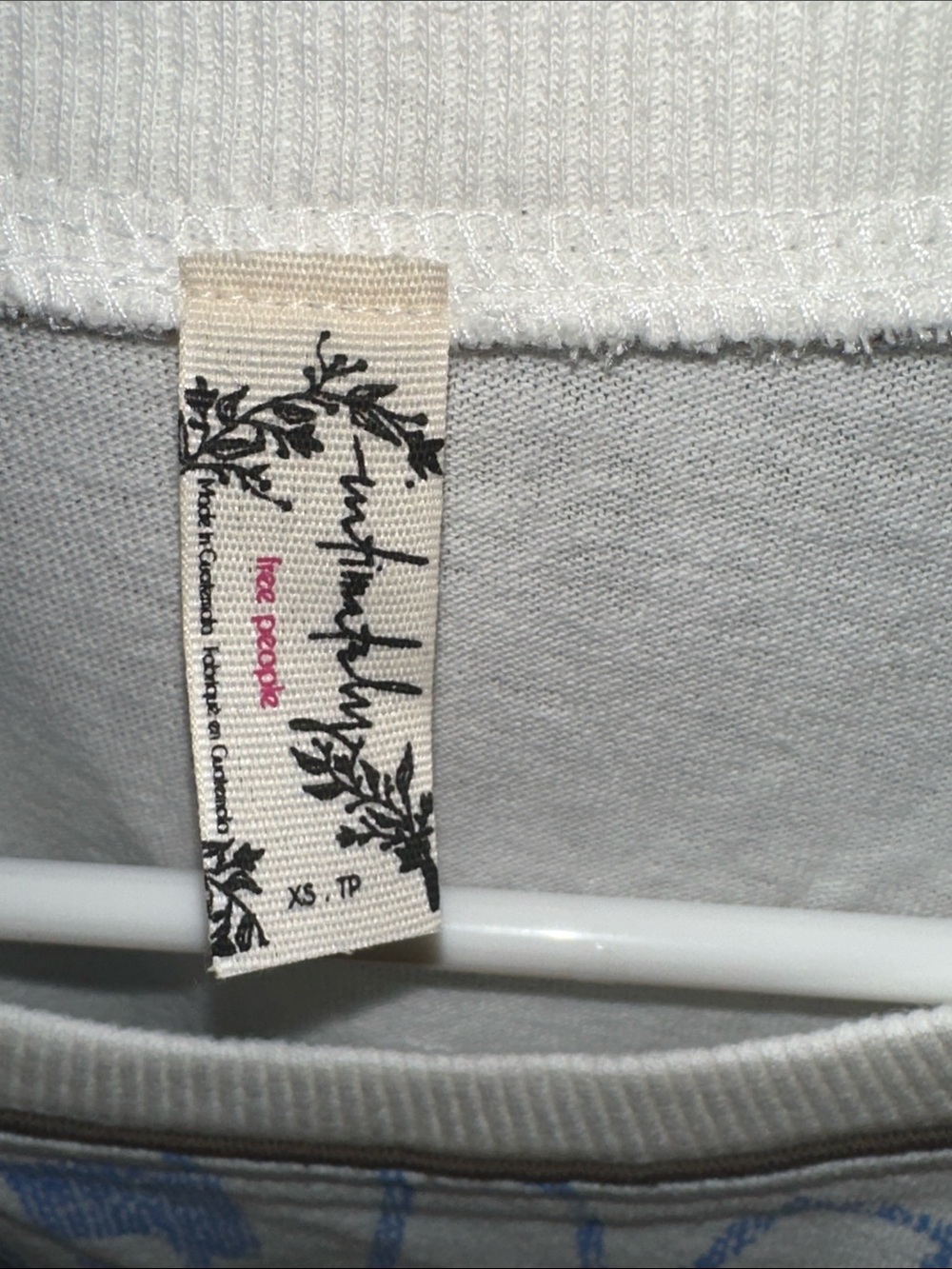 FREE PEOPLE split time logo tee - Picture 2 of 6